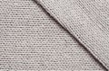 Grey knitted linen texture