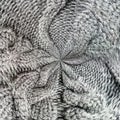 Grey Knitting Wool Closeup Abstract Background Royalty Free Stock Photo