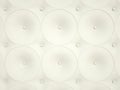 Grey leather background with round shapes and knobs Royalty Free Stock Photo