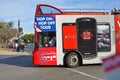 Grey line tour bus, Washington DC, USA Royalty Free Stock Photo