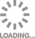 Grey Loading circle