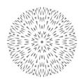 Grey Mandala Vector On White Background Illustrations Royalty Free Stock Photo