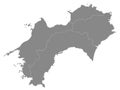 Grey Map of Chugoku