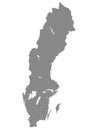 Municipalities Map of Sweden