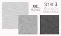 Grey Marl Heather Texture Background. Faux Cotton Fabric Vector EPS 10