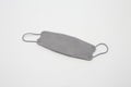 Grey mask on white background Royalty Free Stock Photo