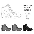 Grey men shoes oxfords. Casual shoes for autumn and spring .Different shoes single icon in cartoon style vector symbol