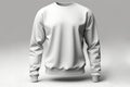 Grey mens sweatshirt long sleeve made with Generative AI.
