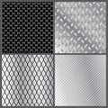 Grey metal textures