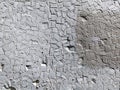 Grey Mosaic tiles on the wall of the house. Architectural abstract background texture. Gray concrete Royalty Free Stock Photo