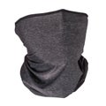 Grey neck gaiters isolated with clipping path