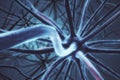 Grey neuron background