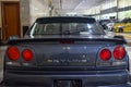 Grey Nissan Skyline 25GT Turbo sedan ER34 in Indonesia Modification Expo 2023
