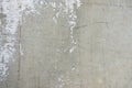 Grey old grunge gray concrete cement and white painted wall. Urban street art rough banner background texture Royalty Free Stock Photo