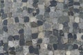 Grey Old Stone Pavement Texture Background Top View Royalty Free Stock Photo