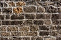 Grey old stone background, part of stone masonry Royalty Free Stock Photo