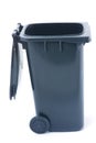 Grey open recycle bin