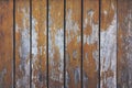 Grey and orange background with wooden texture horizontal top view isolated, vintage dark wood backdrop, old light blue rustic Royalty Free Stock Photo
