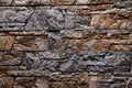 Grey Orange Stone wall texture background natural color Royalty Free Stock Photo