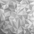 Grey trigonal, polygonal background