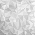 Grey trigonal, polygonal background