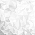 Grey trigonal, polygonal background