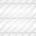 Grey paper tech shapes background