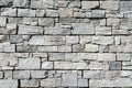 Grey pattern of decorative brown grey slate stone wall Royalty Free Stock Photo