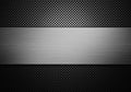 Grey perforated metal plate texture with metal plate Royalty Free Stock Photo