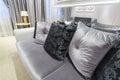 Grey Pillow on sofa at home Royalty Free Stock Photo