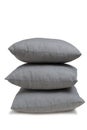 Stack of grey pillows