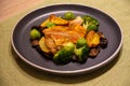 Chicken Breast with fresh healthy vegetables