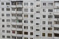 Grey post soviet block of flats Royalty Free Stock Photo