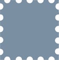 Grey postage stamp icon Royalty Free Stock Photo