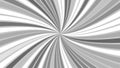 Grey psychedelic abstract spiral ray stripe background - vector design