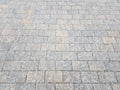 Grey rectangle bricks on the ground or floor