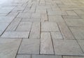 Grey rectangular tiles