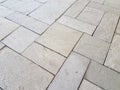 Grey rectangular tiles