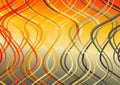 Grey Red and Orange Vertical Curved Lines Background Design