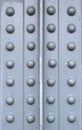 Grey rivets Royalty Free Stock Photo