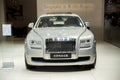 Grey rolls-royce gusteau extended edition car Royalty Free Stock Photo