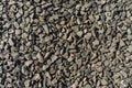 Grey rubble texture. Gravel pebbles stone background. Gray small rocks ground Royalty Free Stock Photo
