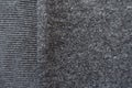 Grey salt and pepper jersey fabric with rib