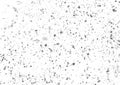 Grey silver metallic dust particle over white background