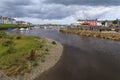 Grey skies over Aberaeron Harbour