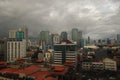 Grey skies over Manila Royalty Free Stock Photo