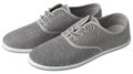 Grey sneakers isolated