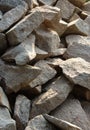 A Pile of grey stones. Royalty Free Stock Photo