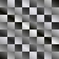 Grey square tiles checkered seamless pattern