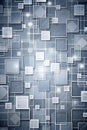 Grey Squares Abstract Tech Pattern Background for Futuristic Design Themes Royalty Free Stock Photo